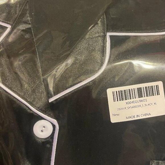 NWT Womens Loungewear Two Piece Sleepwear Button Down Pj Shorts Set - L - Picture 8 of 9